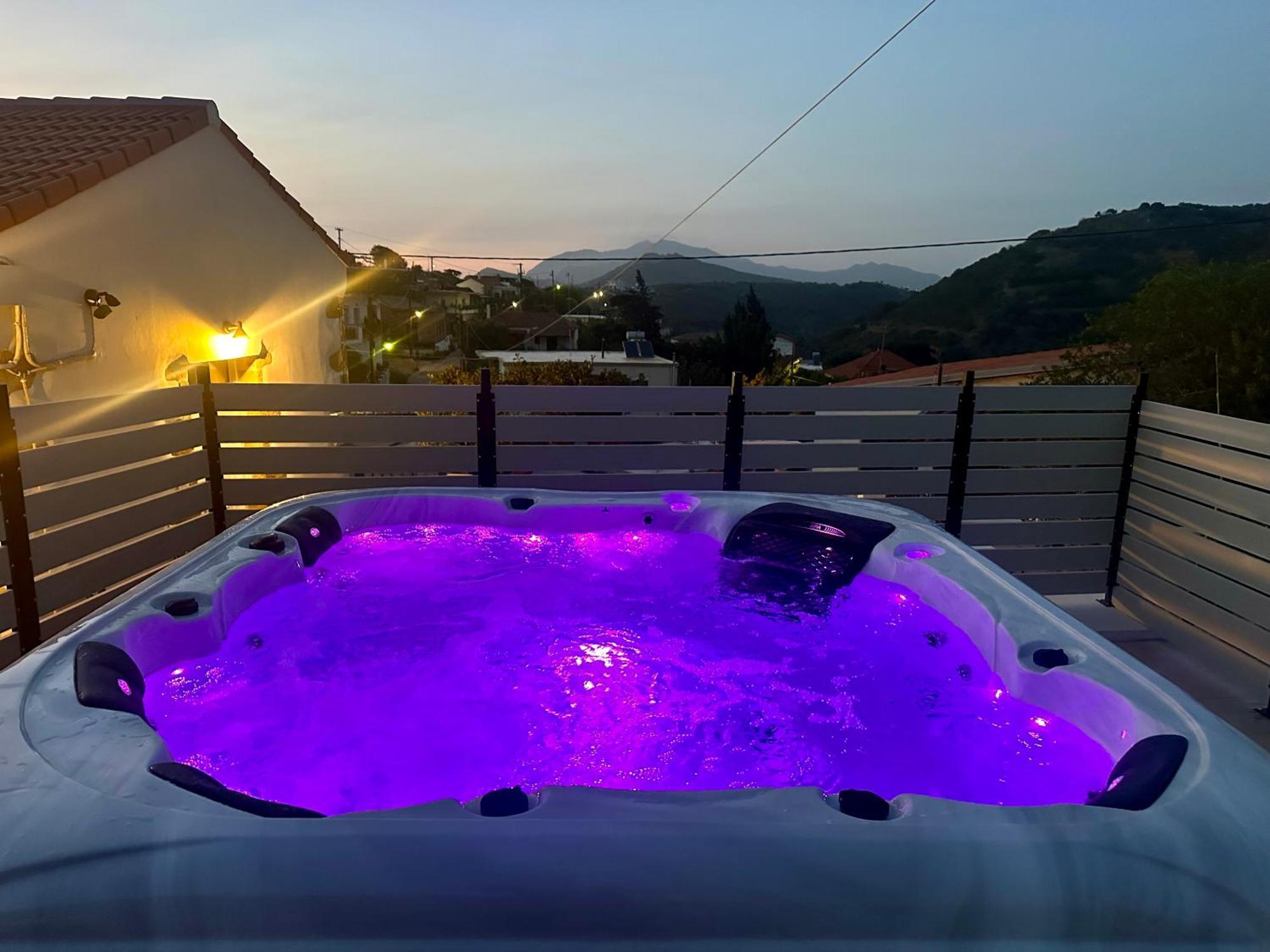 Eftychia Serene Getaway With Hot Tub In A Quiet Location Villa *